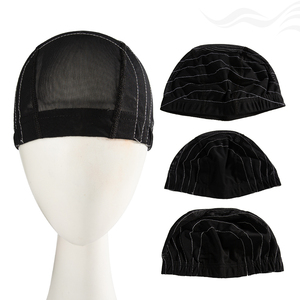 4x4 5x5 13x4 extensible doux <span class=keywords><strong>pour</strong></span> la peau élastique dôme casquette respirant noir perruque faisant casquette respirant couture dôme maille perruque <span class=keywords><strong>filet</strong></span> casquette - Product Image 2