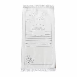 Tapis de Prière pour Enfants Musulmans à Colorier, Cadeau Islamique Portable et Meilleur Cadeau Spirituel pour Ramadan Moubarak - Product Image 5