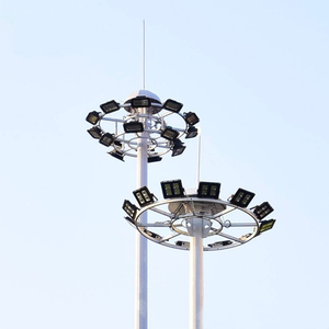 6M <span class=keywords><strong>8M</strong></span> 10M 12M solar LED poste de luz de rua 20m 25m 30m galvanizado mastro alto pólos de iluminação - Product Image 4