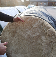 Sacs de silo à cinq couches en gros, sacs de silo 2 en 1, couverture de bunker pour céréales