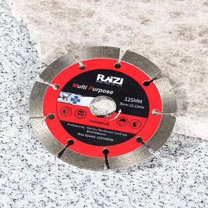 Hoja de diamante segmentada ARIX sinterizada en caliente Raizi de 5 "/125mm para cortar granito, hormigón, tiras de hormigón, <span class=keywords><strong>asfalto</strong></span>, etc. - Product Image 2