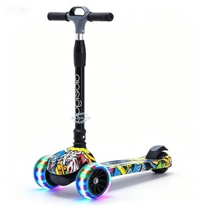 Gift Kids Kick Scooter 3 Wheel Design with Light Up <b>Rolling</b> Wheels - Product Image 4