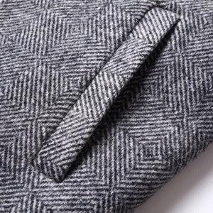 Chaqueta de lana para hombre Chaqueta de lana superventas Ropa de moda Chaqueta de lana para venta en línea - Product Image 4