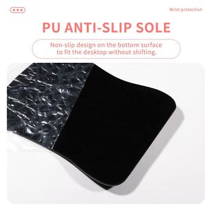 Tappetino Ergonomico per Tastiera in Memory Foam Rosa Chiaro, Personalizzabile, con Poggiapolsi in Gel per Gaming e Ufficio - Product Image 5