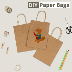 Bolsa de Papel Kraft Marrón y Blanca de Lujo Reciclable con Logotipo Personalizado, para Comida, Café, Comida para Llevar, con Asas de Cuerda, Impresión y Laminación - Product Image 5