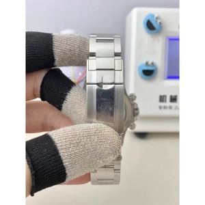 Montre automatique pour homme avec logo personnalisé, verre saphir 41 mm, zircon de qualité 3A, livraison directe - Product Image 6