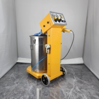 Línea de Producción de Recubrimiento en Polvo con Componentes PLC de Alta Demanda, Nuevo Pulverizador Electrostático con Doble Pantalla Digital, Fácil de Operar