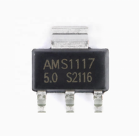 AMS1117-5.0 d'origine UMW SOT-223 1A régulateur linéaire différentiel basse tension LDO puce ICs