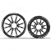 Jantes forgées AX 15 17 20 pouces pour camion de drag racing, jantes de drag racing personnalisées avec beadlock 15x10 6x139.7 6x135 pour Ford F150 GMC Sierra 1500