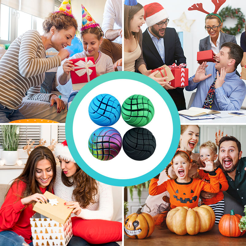 Slaimu Plastic Stress Ball-Squishy Sensory Fidget Toy for Anxiety Relief | Non-Toxic & Mess-Free