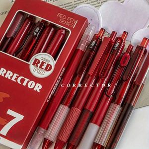 Juego de Bolígrafos de Gel Rojos de Secado Rápido, Doble Punta, Resaltador y Artículos Esenciales para el Regreso a Clases, Bolígrafo Corrector para Estudiantes y Profesores - Product Image 6
