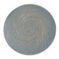 Tapis de table circulaire en PVC isolé, fait main, écologique, anti-brûlure, antidérapant, personnalisable pour la maison et l'hôtellerie
