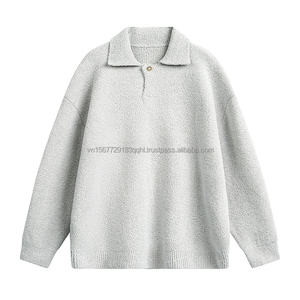 Jersey de Fútbol con Cuello Redondo y Textura Gruesa de Terciopelo, Estilo Japonés, Holgado, Grueso y Cálido, 100% Poliéster, con Logotipo Frontal - Product Image 5