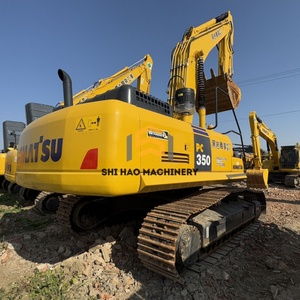 รถขุดไฮดรอลิกแบบตีนตะขาบมือสอง โคมัตสุ PC350 ขนาด 35 ตัน สำหรับงานก่อสร้างดั้งเดิมของญี่ปุ่น - Product Image 2
