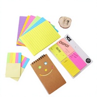 Bloc-notes créatif avec notes adhésives, carnet de messages avec feuilles autocollantes, logo personnalisé, organisateur de bureau