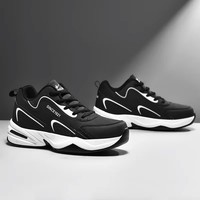 Chaussures de sport pour hommes, baskets décontractées souples pour la marche en plein air, baskets en cuir de créateur à la mode, baskets imperméables pour hommes, tennis masculin