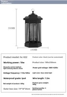 Lampe anti-moustiques électrique haute puissance 4200V, tue-insectes, pour usage commercial, restaurant, maison, étanche IPX4, prise US EU UK, vente en gros