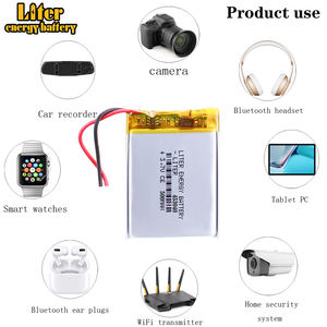 장난감을위한 453040 3.7V 500mAh 소형 미니 리튬 이온 충전식 폴리머 배터리 - Product Image 5