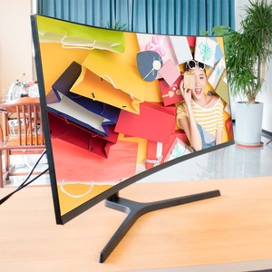 Moniteur d'usine 4K 24 pouces 27 pouces 34 pouces Écran incurvé avec panneau <span class=keywords><strong>HDR</strong></span> VA Taux de rafraîchissement 144 Hz Interface VGA pour ordinateur de bureau - Product Image 2