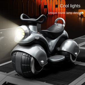 Motocicleta Eléctrica para Niños, <span class=keywords><strong>Triciclo</strong></span> Recargable para Niños y Niñas, Juguete para Bebés, Control Remoto, Doble Tracción, Plástico - Product Image 4