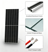 Kit solaire hybride résidentiel standard UE, panneaux solaires complets avec onduleur, câbles, batterie au lithium-fer sur roues