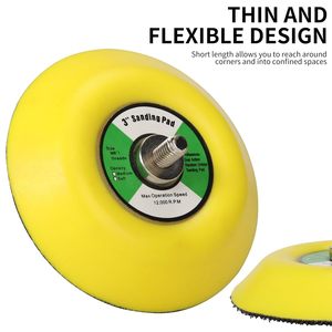 แผ่นรองตะขอและห่วงคุณภาพสูงสำหรับงานอุตสาหกรรม DIY ขนาด <span class=keywords><strong>3</strong></span> นิ้ว 2 ชิ้น เกลียว M6 สำหรับเครื่องขัดเงา ขัดผิว ผลิตแบบ OEM/ODM - Product Image 2