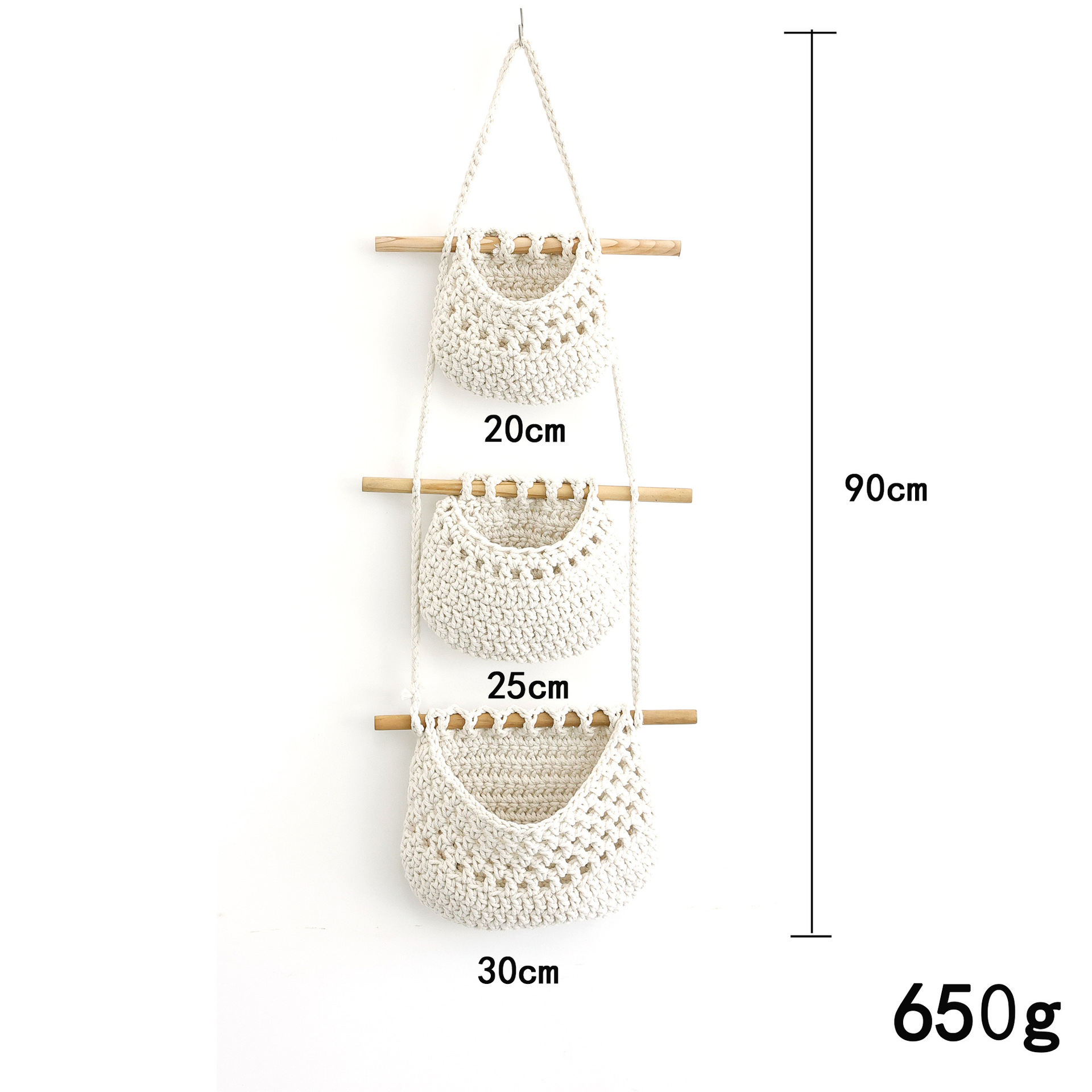 เชือกฝ้าย3ชั้น