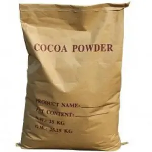 प्राकृतिक कोको पाउडर वसा सामग्री 10 ~ 12% और alkalized कोको पाउडर चीन से निर्मित