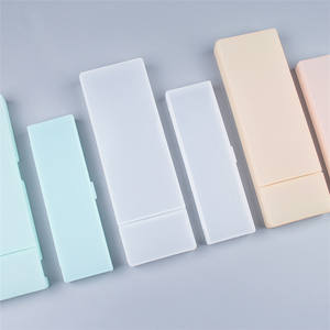 <span class=keywords><strong>Astuccio</strong></span> per matite in plastica trasparente trasparente smerigliata per materiale scolastico - Product Image 5