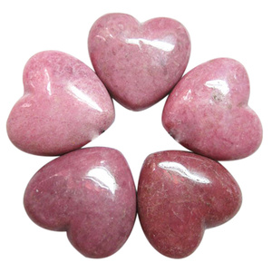 Top qualité naturel pierres précieuses <span class=keywords><strong>rhodonite</strong></span> coeur <span class=keywords><strong>pierre</strong></span> - Product Image 1
