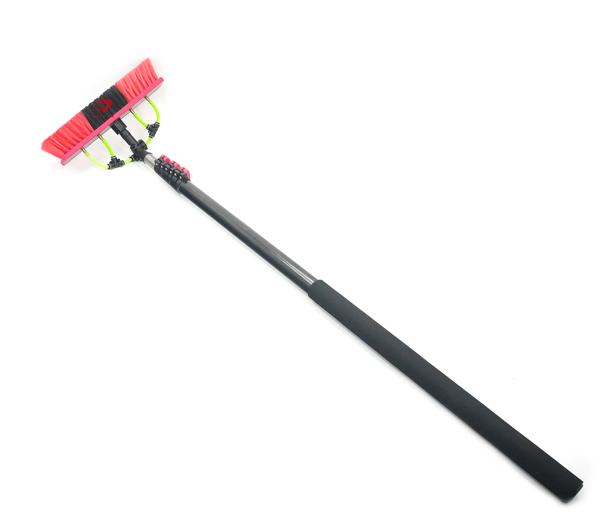 Easy Cleaning Solar Panel Brush Extendable Aluminum Telescopic Water Fed Pole