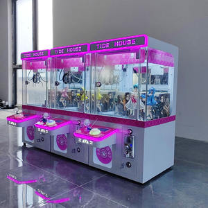 Commercio all'ingrosso della fabbrica della piccola caramella della macchina del gioco Arcade a buon mercato <span class=keywords><strong>Mini</strong></span> giocattolo della peluche del regalo artiglio della gru con l'accettore della fattura per i bambini - Product Image 5