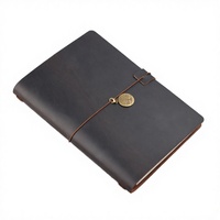 Carnet en cuir véritable pour écrire, pages lignées, unisexe, cadeau pour l'automobile et les voyages