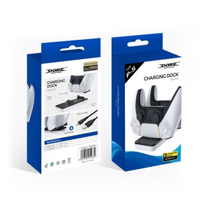 Dual Charging Dock Ps5 Charger Stand <b>Station</b> Charger Base Holder for PS 5 Game Controller Charger for PS5 - Product Image 2