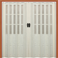 Conbest – porte pliante en plastique, haute qualité, usine, vente chaude, salle de bains, accordéon en verre, portes coulissantes en PVC