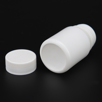 Mini-capsules de vitamines en plastique blanc, flacons de médicaments en plastique HDPE de 30ml avec bouchon de thermocollage
