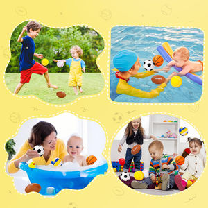 Jouets d'extérieur balles pour tout-petits 1-3 balles rebondissantes pour enfants équipement de jeu doux cadeaux balles anti-stress en vrac pour les garçons de 2 <span class=keywords><strong>ans</strong></span> - Product Image 6