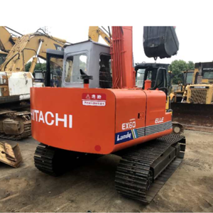 Excavatrice Hitachi EX60 d'occasion de qualité supérieure, faible nombre d'heures, non remise à neuf, entièrement révisée, puissance élevée, économique, boîte de vitesses, pompe, moteur - Product Image 2