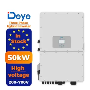 DEYE SUN-25/30/40/50K ab invertör üç fazlı hibrid yüksek gerilim 25kw 30kw 40kw 50kw güneş ev invertör