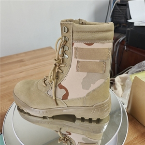 Botas de Desierto Ligeras de Gamuza Personalizadas TSB09, Botas de Caza Transpirables con Camuflaje de 3 Colores - Product Image 3