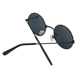 Gafas de <span class=keywords><strong>sol</strong></span> redondas y reflectantes para niños y niñas, anteojos de <span class=keywords><strong>sol</strong></span> infantiles de colores metalizados, estilo Retro, novedad de 2021 - Product Image 3