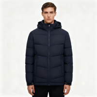 HS Personnalisation Haut de Gamme Nouvelle Doudoune Parka Homme de Qualité Supérieure, Doudoune Canadienne pour Homme pour l'Hiver avec Sac Anti-Poussière