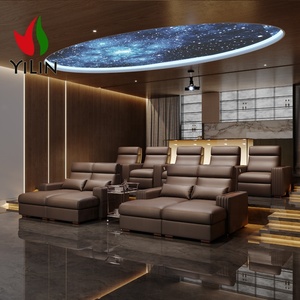 Villa moderne personnalisée pour le <span class=keywords><strong>salon</strong></span> Chaise longue canapé-lit causeuse de luxe Home Cinema Design cadre en métal nouvelle solution de guichet unique pour la maison - Product Image 2