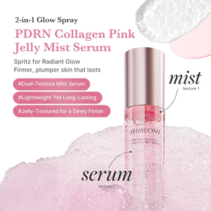 Maßgeschneidertes Lachs-DNA PDRN Veganes Organisches Anti-Falten Porenverkleinerndes Aufhellendes Rosa Gesichtsspray Zweischichtiges Gel-Serum Gesichtsspray - Product Image 2