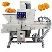 Machine à paner électrique industrielle en acier inoxydable pour nuggets