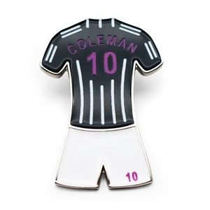 Camisetas de fútbol de la Liga de Campeones con pines esmaltados insignias broche de equipo de Jersey de moda - Product Image 3