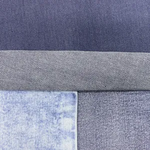 Z1118紫灰色弹力棉竹节牛仔布，适用于高品质男女牛仔布
