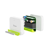 Pour MINI-ZB2GS MINI DUO Interrupteur intelligent Zigbee 3.0 à 2 voies, contrôle double charge, prise universelle, matériau PC, contrôle à distance par application