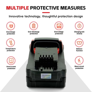밀워키 M18 배터리용, 6Ah 장시간 사용 가능한 배터리 수명 48-11-1850 48-11-1860 밀워키 충전식 전동 공구 리튬 배터리 - Product Image 3