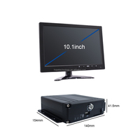 10 pouces 1080P AHD Vision nocturne IPS écran camion Bus système de caméra avec étanche IP68 Mobile DVR carte SD MDVR